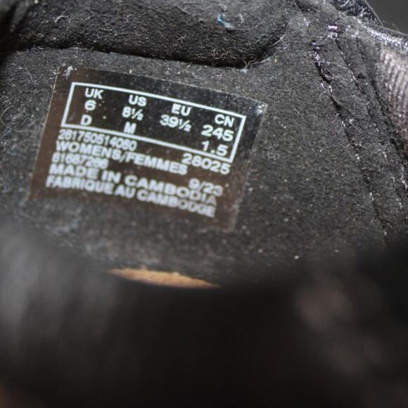 Clarks Black Leather Sneakers - Picture 8 of 11